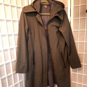 Athleta waterproof trench coat EUC
